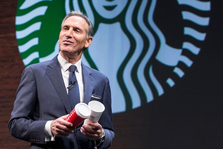 Howard Schultz, fondateur de l'entreprise Starbucks